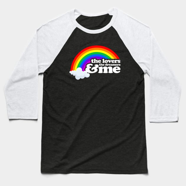 Rainbow Connection V2 Baseball T-Shirt by PopCultureShirts